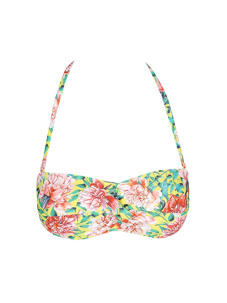 Hot Stuff Damen Bikini Bandeau Flower Power Bunt